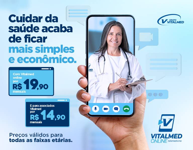 Vitalmed online - novos valores
