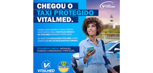 Vitalmed e Taxi Comtas lançam o Táxi Protegido, oferecendo segurança e tranquilidade para motoristas e passageiros em Salvador